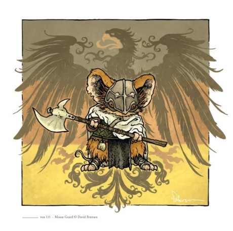 Mouse Guard Kunstdruck 2012 - limitiert auf 111 Exemplare