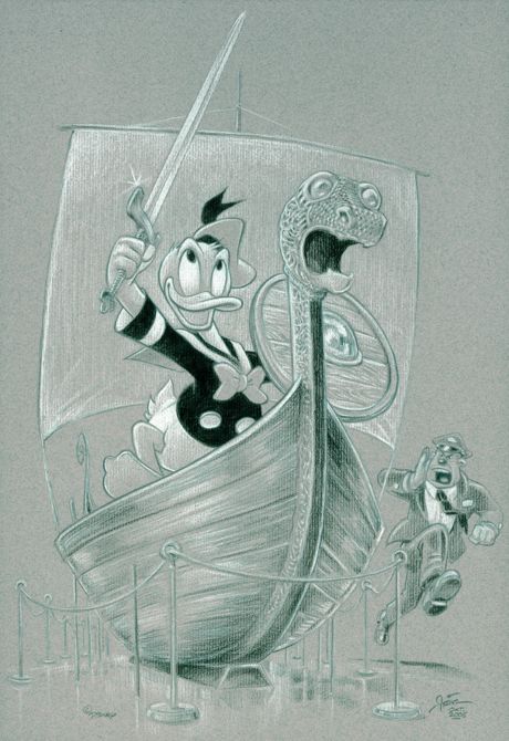 Zeichnung von Arild Midthun (c) Disney