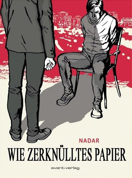 Wie zerknülltes Papier Graphic Novel