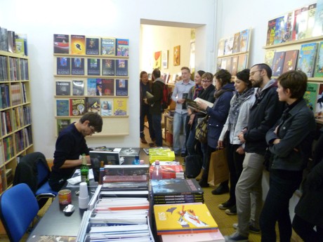 Manuele Fior Signierstunde 2013 bei Comics & Graphics